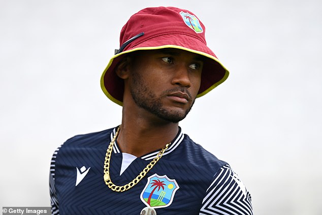 West Indies captain Kraigg Brathwaite (pictured) urged his team to 'always keep going, not just the first three days' after their ordeal at Trent Bridge