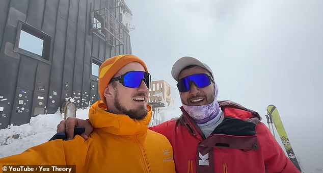 Before setting off, the Yes Theory team explained that two of the biggest dangers associated with reaching the Margherita Hut are altitude sickness and hidden crevasses