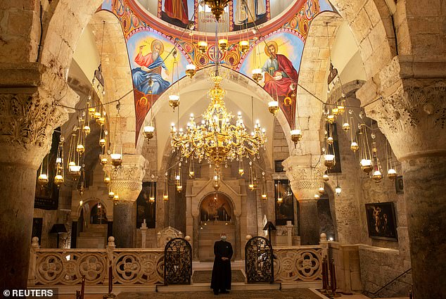 The Church of the Holy Sepulchre site in Jerusalem is considered the site of both the crucifixion and tomb of Jesus, and attracts approximately four million visitors each year