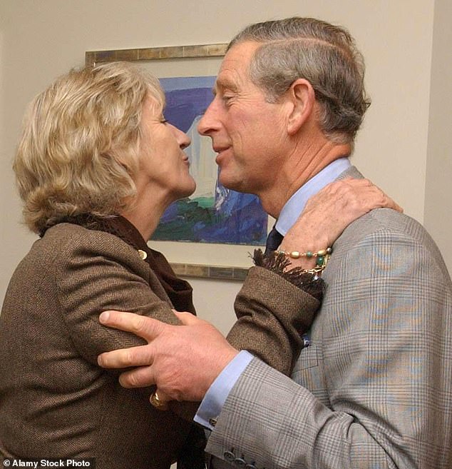 Annabel Elliot greets the then Prince Charles in Poundbury, Dorset, in November 2004