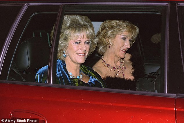 Camilla and Annabel Elliot at Highgrove for Prince Charles' 50th birthday in 1998