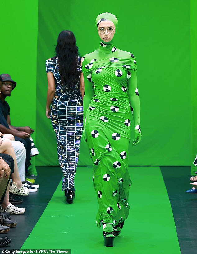 Ella Emhoff walks the runway at the Maisie Wilen fashion show during New York Fashion Week September 2022