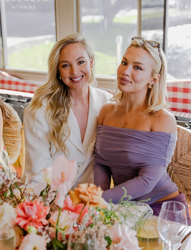 Among the guest list for the luncheon was fitness influencer Tammy Hembrow, who looked stunning in a figure-hugging, sheer top by Benni, which she paired with a matching skirt