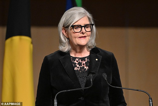 The King and Queen will stay with Governor-General Sam Mostyn (pictured) in Canberra, but may also stay at her Sydney harbourside home, Admiralty House.