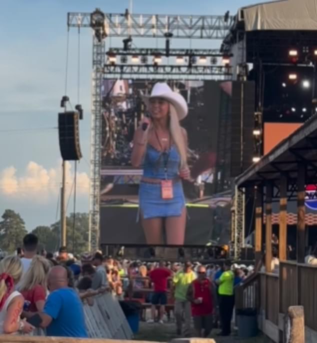 She received a disappointing response from the audience at the Rock The South Festival last weekend