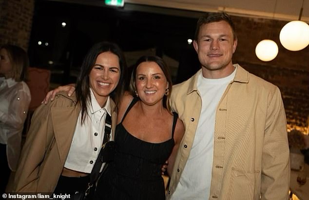 In another photo, the lovers posed up a storm with fellow NRL WAG Stacey Sutton, the wife of retired Rabbitohs player John Sutton