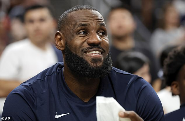 LeBron James trained in Las Vegas for the Olympics, but has now traveled to Paris