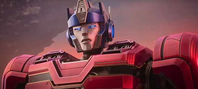 The film offers an origin story for two of the most iconic characters from the Transformers franchise: Optimus Prime (Hemsworth) and Megatron (Henry), back when they went by other names: Orion Pax (above) and D-16