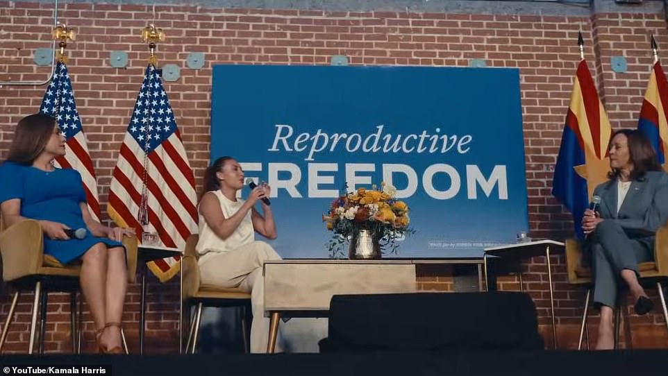 “In this election, we all face a question,” Harris says in the video. “What kind of country do we want to live in?” “There are people who think we should be a country of chaos, fear, and hate, but we, we choose something different. We choose freedom,” she continues.