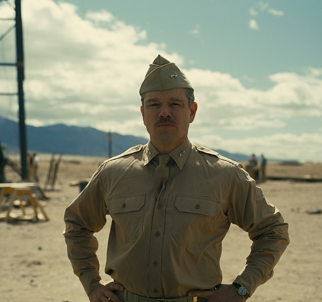 In the Oscar-winning film, Damon played General Leslie Groves, a United States Army Corps of Engineers (USACE) officer and director of the Manhattan Project