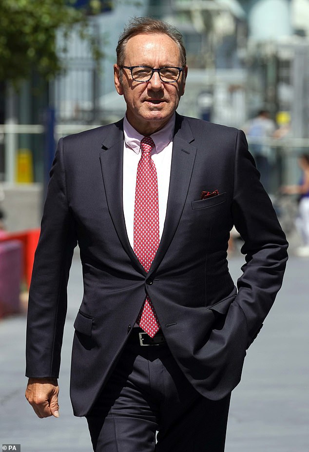 Spacey was acquitted of a number of sex crimes charged by four men between 2001 and 2013