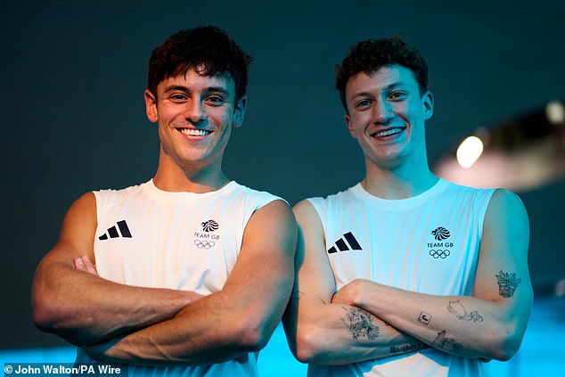 Williams (right), Daley's diving partner for the 2024 Paris Olympics, is also on OnlyFans