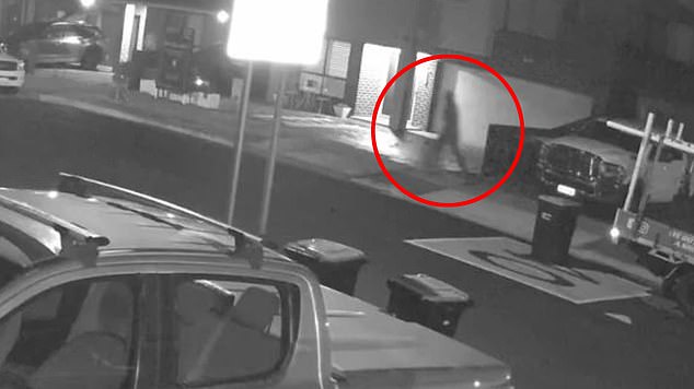 CCTV footage from the scene of the terrifying incident at Austral in Sydney's southwest on Thursday night