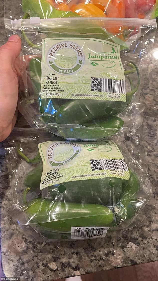 The recalled products include green beans, bell peppers, zucchini, jalapeños and more. The recall has been expanded to include green beans and jalapeños sold under the Freshire Farms brand, an Aldi brand.