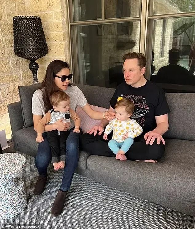 Musk is now romantically involved with Shivon Zilis (left), with whom he welcomed twins Strider and Azure in November 2021, and reportedly welcomed a third child earlier this year