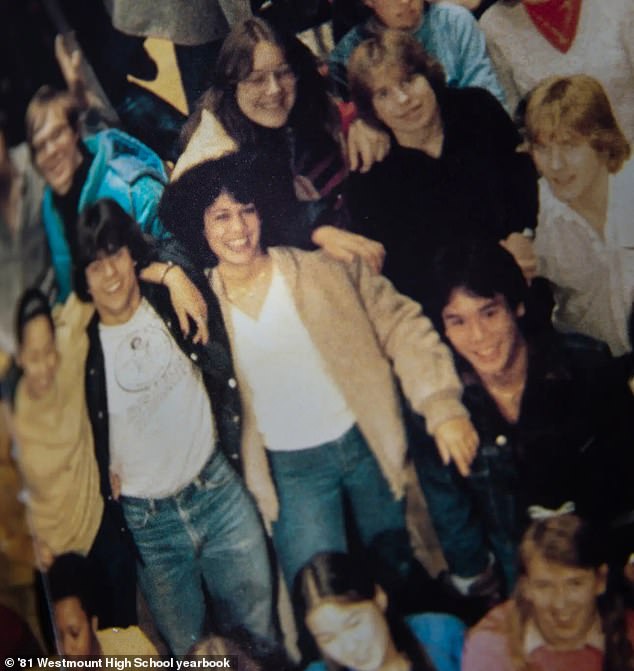 Kamala's high school friend Hugh Kwok (right with the 2024 candidate's arm on his shoulder in 1981) recalled that she had 