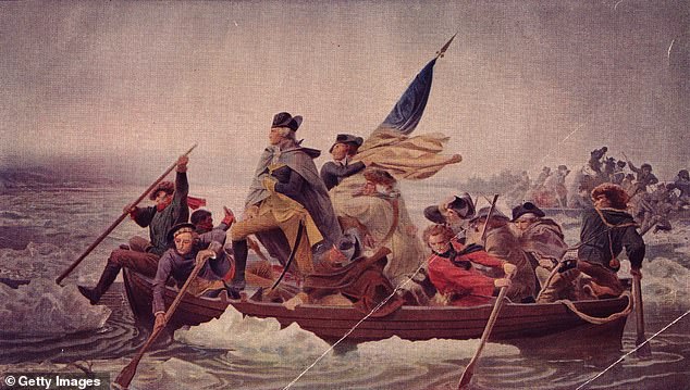 The moment of the opening ceremony was compared to George Washington on the Delaware River