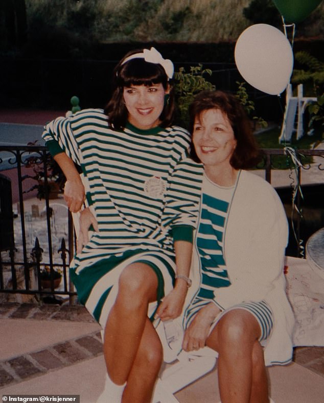 There were throwback photos of MJ with Kris, including one that appeared to be from the 80s