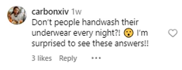 Some people explained that the correct amount depended on the washing situation in the accommodation and whether hands had to be washed.