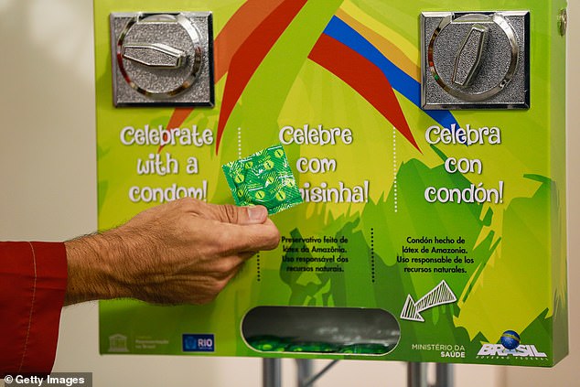 Condoms were also available for free at the 2016 Olympic Games in Brazil