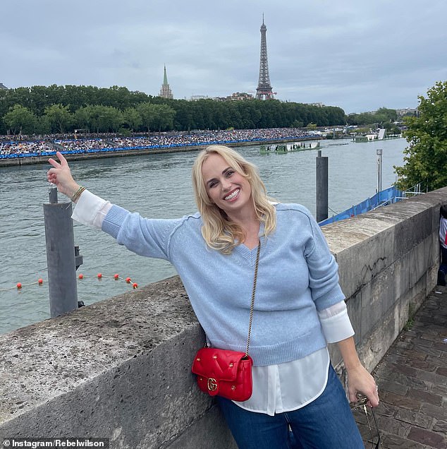 She has now flown over Paris, just in time for the 2024 Olympics, with the actress sharing a gallery of snaps from the French capital