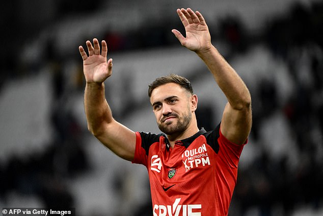 The 25-year-old shared the clip on his Instagram account after taking a penalty in France's 28-13 win over Argentina on Saturday