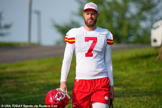 One of them was Kansas City Chiefs kicker Harrison Butker, who is no stranger to controversy