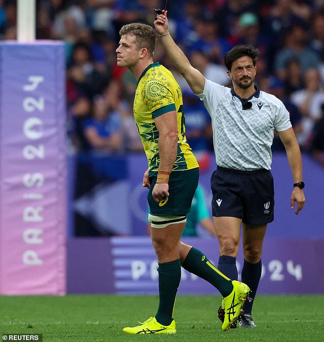 The moment that turned the match: captain Malouf is sent off