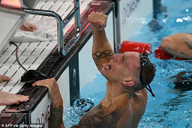 Caeleb Dressel led the team to victory as Snoop Dogg and his wife Meghan cheered him on