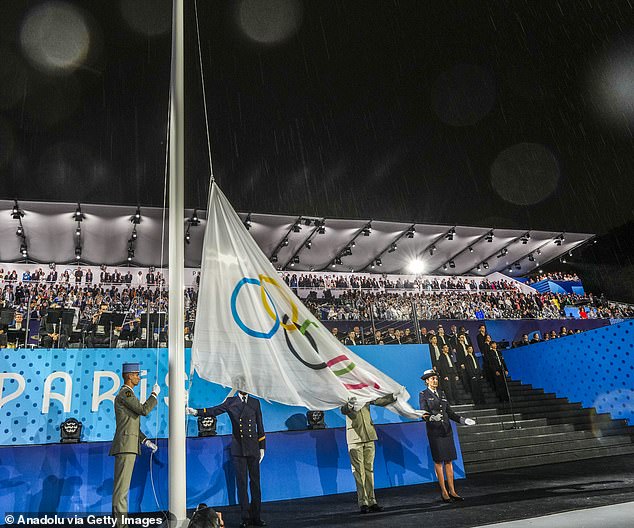 The Olympic flag was raised upside down in an even clearer failure