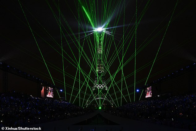 However, the opening ceremony ended in an undeniable blaze of glory with a spectacular light show around the Eiffel Tower