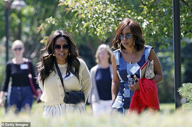 The gym sighting comes after Oprah cleared up long-running rumors about her friendship with best friend Gayle King, 69. Pictured in Sun Valley, Idaho in July 2024