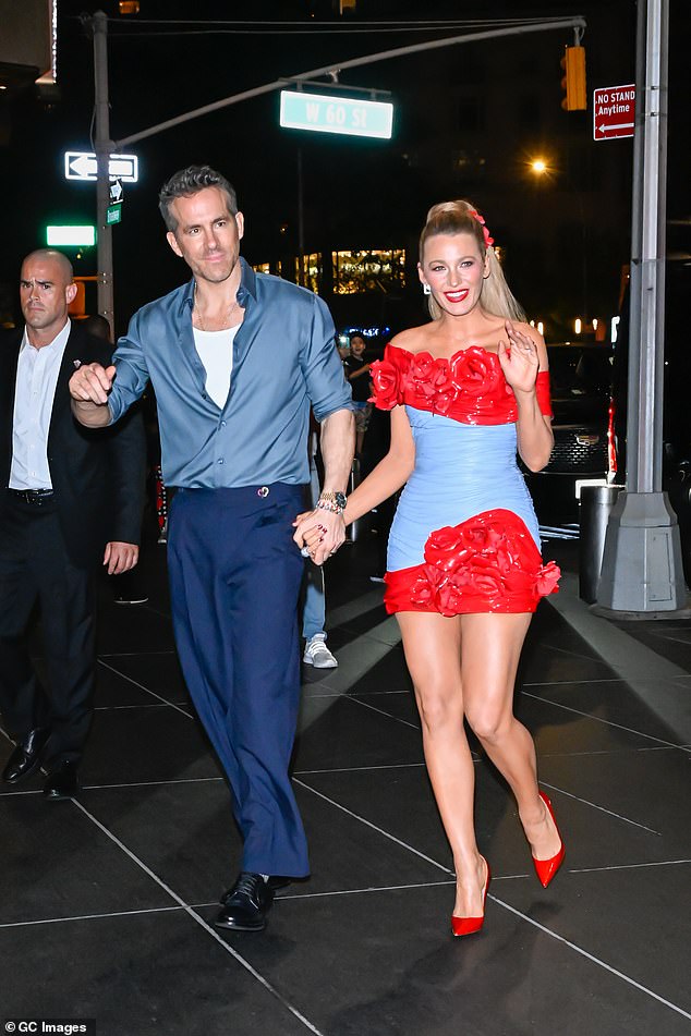 After the premiere, Ryan and Blake were spotted heading to the afterparty in different outfits