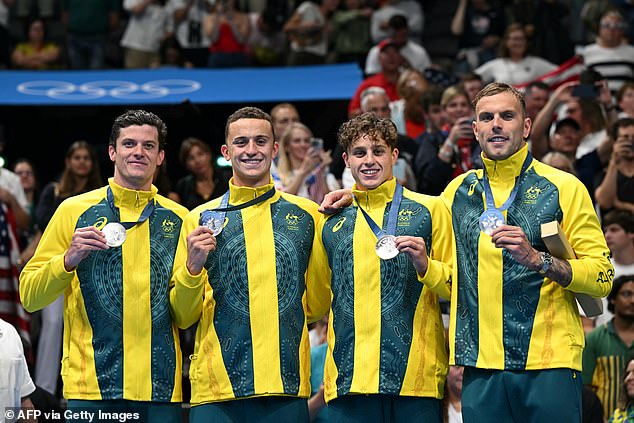 Kai Taylor (second from right) was a late addition to the squad - and the decision proved to be a masterstroke