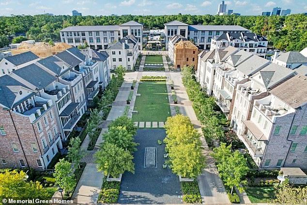 Built in 2016, Memorial Green features luxury townhomes starting from $1.2 million