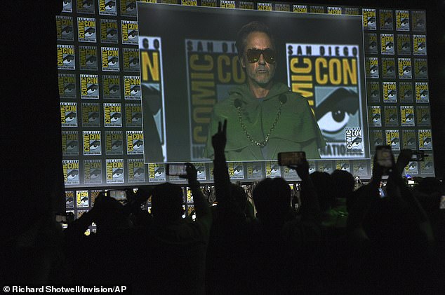 Shocked fans gave him a standing ovation after the movie reveal