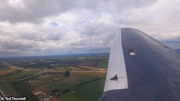 Above you can see Brackley, where Ted went to school in the 80s and which is now next to the HS2 line (visible in the foreground)