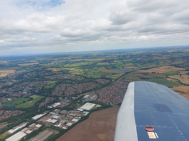 1722151587 711 Up up and hooray MailOnline goes for a flying lesson