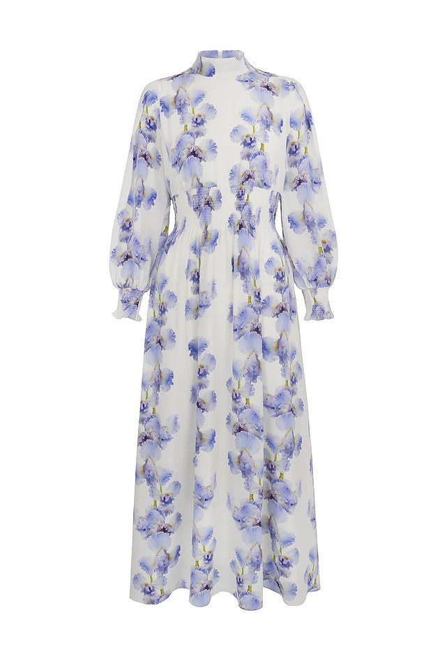 Suzannah Floral silk dress, was £1,290 and is now £905, 30 percent off