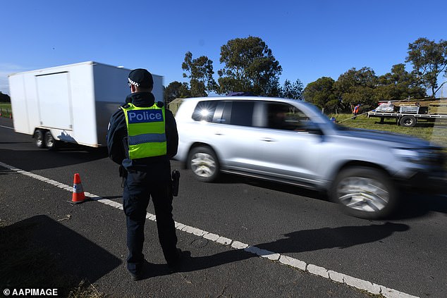 Police asked Mr Swenson where the sticker was before pointing to the object, which was stuck to a console between the driver's seat (stock image)