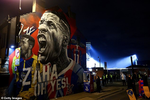 Zaha's natural skill and ability to dribble past opponents made him a natural favourite with the crowd