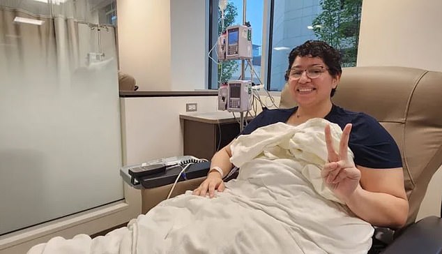 Ms. Aguilar's doctors believe she will need to continue chemotherapy for the rest of her life and that it will eventually become ineffective.