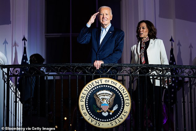 Harris became the presumptive Democratic Party presidential nominee for 2024 last week after taking over Biden's campaign