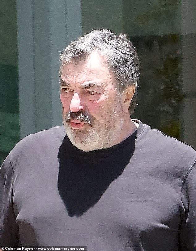 Selleck's appearance at the gym marked the first time he's been spotted outside since filming wrapped on his long-running TV police series Blue Bloods