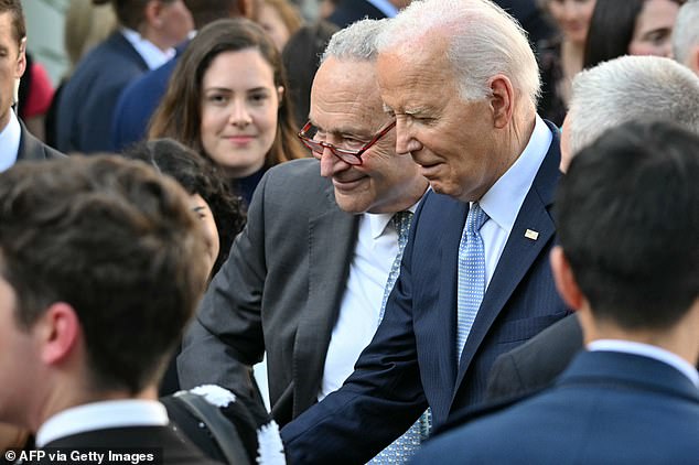 Schumer met Biden just eight days before the president withdrew from the race