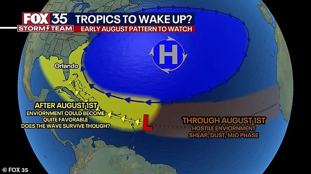 1722194945 814 Hurricane fears as huge tropical disturbance looms off the coast