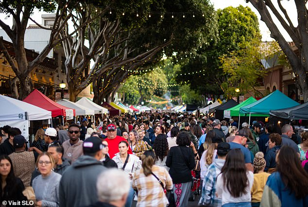 A weekly farmers market offers goods from more than 100 vendors