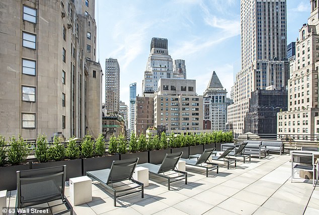 Residents can also enjoy valet parking services, a rooftop terrace and a children's playroom