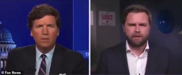 The comedian was responding to a 2021 interview in which Vance told Tucker Carlson that the country was being run 