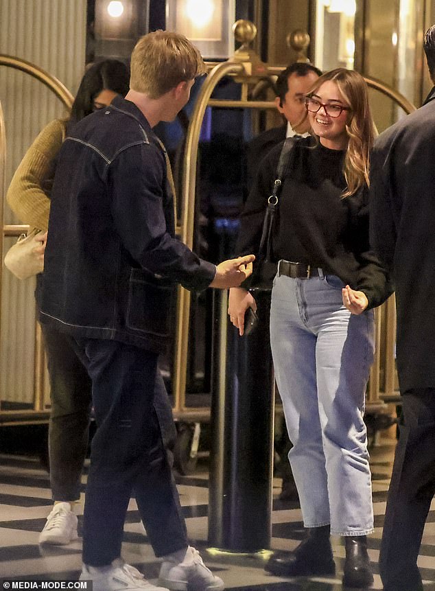 Robert and Charlotte were later seen together at a luxury hotel in Sydney, with Terri joining them